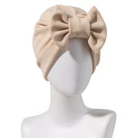Women's Basic Solid Color Bowknot Eaveless Nationality-featured Cap sku image 3