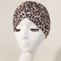 Women's Basic Leopard Eaveless Sleeve Cap sku image 10