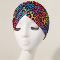 Women's Basic Leopard Eaveless Sleeve Cap main image 3