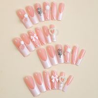 Sweet Bow Knot Plastic Nail Patches 1 Set main image 3