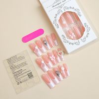 Sweet Bow Knot Plastic Nail Patches 1 Set sku image 1