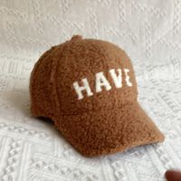 Unisex Basic Simple Style Letter Embroidery Curved Eaves Baseball Cap sku image 5
