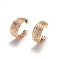 1 Pair Simple Style Classic Style Geometric Plating Alloy Gold Plated Earrings main image 2