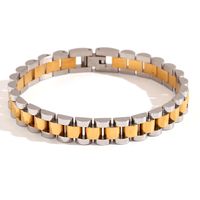 Simple Style Classic Style Solid Color Stainless Steel Plating 18k Gold Plated Women's Bracelets sku image 2