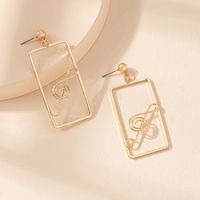 1 Pair Casual Geometric Plating Ferroalloy 14k Gold Plated Drop Earrings main image 3