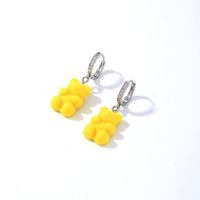 1 Paire Mignon Sucré Style Simple Ours Arylique Boucles D'oreilles main image 3