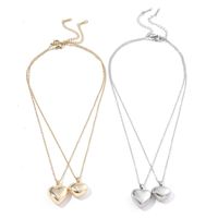 Stainless Steel 18K Gold Plated Simple Style Classic Style Polishing Plating Heart Shape Pendant Necklace main image 2