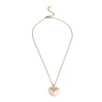 Acier Inoxydable Plaqué Or 18K Style Simple Style Classique Polissage Placage Forme De Cœur Pendentif main image 7