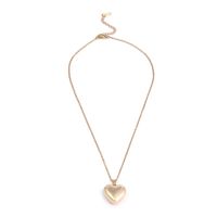 Stainless Steel 18K Gold Plated Simple Style Classic Style Polishing Plating Heart Shape Pendant Necklace main image 7