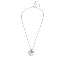 Stainless Steel 18K Gold Plated Simple Style Classic Style Polishing Plating Heart Shape Pendant Necklace main image 5