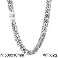 Simple Style Geometric Stainless Steel Bracelets Necklace sku image 3