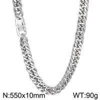 Simple Style Geometric Stainless Steel Bracelets Necklace sku image 4