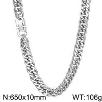 Simple Style Geometric Stainless Steel Bracelets Necklace sku image 6