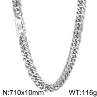 Simple Style Geometric Stainless Steel Bracelets Necklace sku image 7