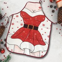 Christmas Decorations Fabric Printed Christmas Apron Party Atmosphere Decoration sku image 21