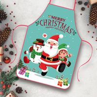 Christmas Decorations Fabric Printed Christmas Apron Party Atmosphere Decoration sku image 18