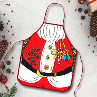 Christmas Decorations Fabric Printed Christmas Apron Party Atmosphere Decoration sku image 20