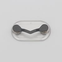 Readerest Magnetic Glasses Bracket Magnetic Brooch Magnet Badge Headset Creative Storage Magnetic Glasses Clip sku image 7