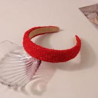 Simple Style Solid Color Cloth Hair Band 1 Piece sku image 37