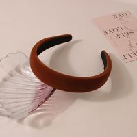 Simple Style Solid Color Cloth Hair Band 1 Piece sku image 24