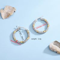 1 Pair Cute Romantic Round Titanium Steel Polishing Earrings main image 3