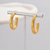 1 Pair Sexy Simple Style Solid Color Plating Titanium Steel 18k Gold Plated Ear Studs main image 1