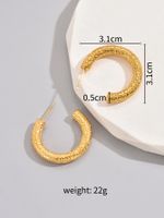 1 Pair Sexy Simple Style Solid Color Plating Titanium Steel 18k Gold Plated Ear Studs main image 2