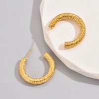 1 Pair Sexy Simple Style Solid Color Plating Titanium Steel 18k Gold Plated Ear Studs main image 5