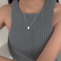 Casual Streetwear Geometric Sterling Silver Pendant Necklace main image 5