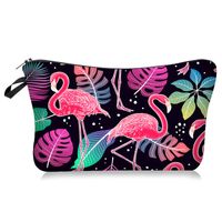 Vintage Style Beach Animal Polyester Square Makeup Bags main image 4