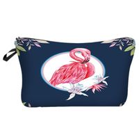 Vintage Style Beach Animal Polyester Square Makeup Bags main image 3