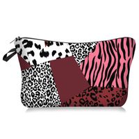 Streetwear Leopard Polyester Square Makeup Bags main image 2