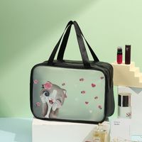 Elegant Animal Pvc Pu Leather Square Makeup Bags sku image 9