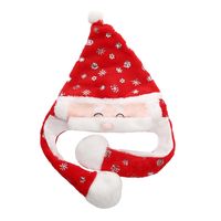 Christmas Cartoon Style Cute Hat Flannel Family Gathering Party Festival Christmas Hat main image 4