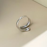 Vintage-stil U-form Geometrisch Sterling Silber Überzug Offener Ring main image 3