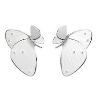 Wholesale Jewelry Vintage Style Butterfly Silica Gel Ear Studs main image 4