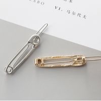 Vintage Style Geometric Solid Color Alloy Plating Hair Clip main image 2