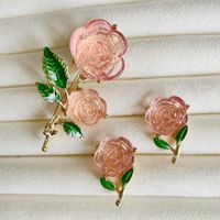 Vintage Style Sweet Flower Alloy Plating Women's Brooches main image 3