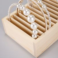 Nordic Style Solid Color Solid Wood Wholesale Jewelry Rack main image 5