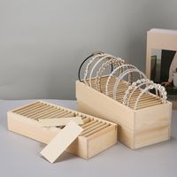 Nordic Style Solid Color Solid Wood Wholesale Jewelry Rack main image 1