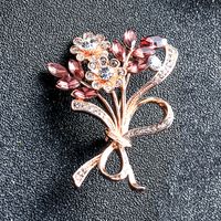 Vintage Style Flower Alloy Women's Brooches main image 2