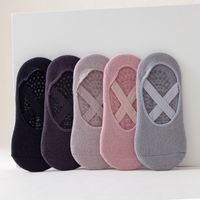 Women's Sports Solid Color Cotton Ankle Socks A Pair main image 5