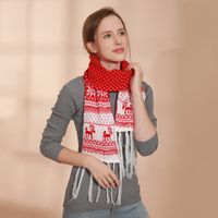 Women's Casual Elk Polyester Scarf main image 3