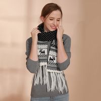 Women's Casual Elk Polyester Scarf main image 2