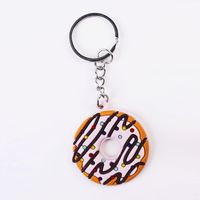 Cute Donuts Pvc Women's Keychain sku image 5