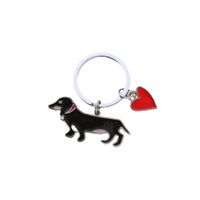 Cute Dog Metal Unisex Keychain main image 1