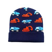 Children Unisex Cartoon Style Basic Car Eaveless Wool Cap main image 4