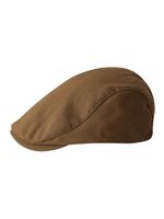 Unisex Basic Retro Solid Color Curved Eaves Beret Hat main image 2