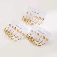 1 Set Modern Style Simple Style Solid Color Stainless Steel Earrings main image 3