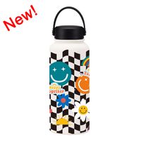 Retro Flower Stainless Steel Thermos Cup 1 Piece sku image 68